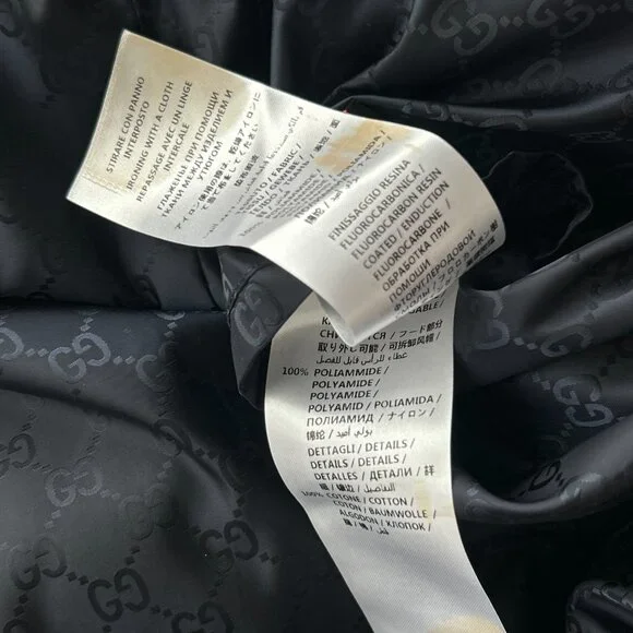 Gucci Navy GG Monogram Windbreaker - Picture 5 of 6